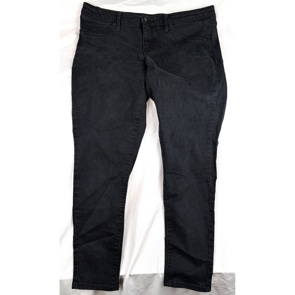 Mossimo Black Mid-Rise Jeggings Super Stretch Skinny Pants Womens Size 12/31S